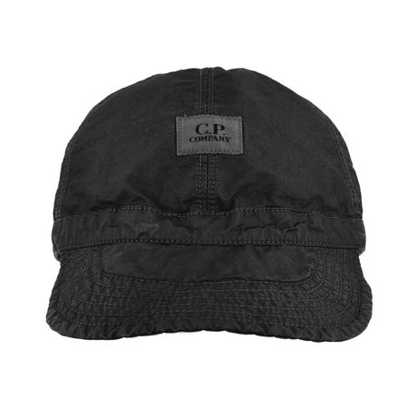CP Company 50 Fili Wax Baseball Cap in Black - Boinclo - Outlet Sale Under Retail
