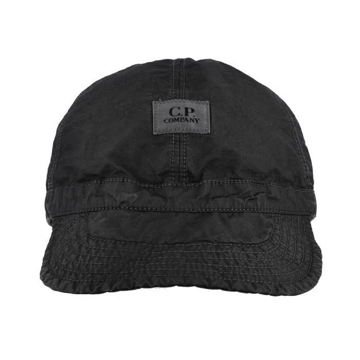 CP Company 50 Fili Wax Baseball Cap in Black - Boinclo - Outlet Sale Under Retail