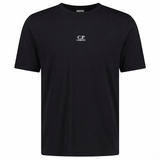 CP Company 70/2 Mercerised Jersey Logo Patch T-Shirt in Black - Boinclo - Outlet Sale Under Retail