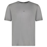 CP Company 70/2 Mercerised Jersey Logo Patch T-Shirt in Grey - Boinclo - Outlet Sale Under Retail