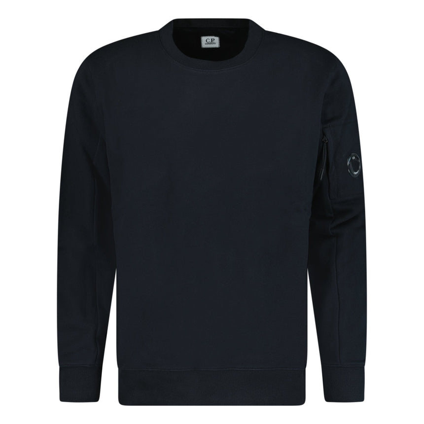 CP Company Arm Lens Diagonal Sweatshirt Black - Boinclo - Outlet Sale Under Retail