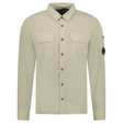 C.P. Company Arm Lens Overshirt in Beige - Boinclo - Outlet Sale Under Retail