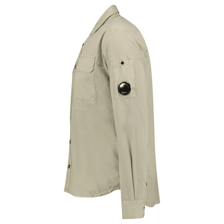 C.P. Company Arm Lens Overshirt in Beige - Boinclo - Outlet Sale Under Retail