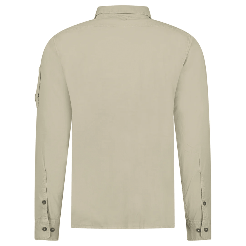 C.P. Company Arm Lens Overshirt in Beige - Boinclo - Outlet Sale Under Retail