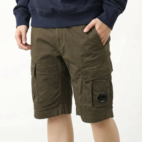CP Company Bermuda Cargo Lens Shorts Ivy Green - Boinclo - Outlet Sale Under Retail