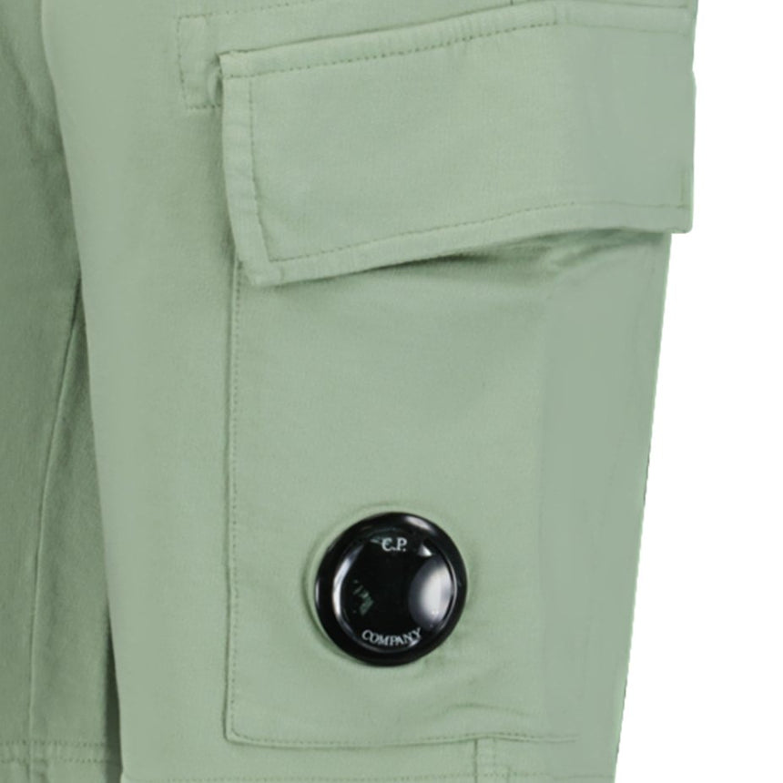 CP Company Bermuda Cotton Shorts Tea Green - Boinclo - Outlet Sale Under Retail