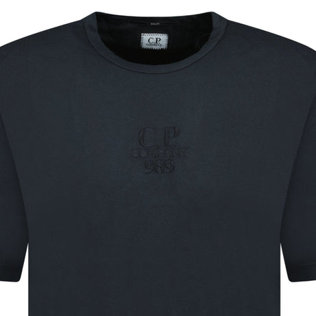 CP Company Black 20/1 Jersey Boxy Logo T-Shirt - Boinclo - Outlet Sale Under Retail