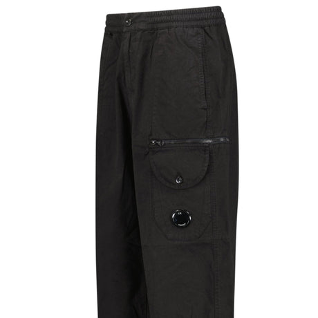 CP Company Black Microreps Boxy Cargo Lens Pants - Boinclo - Outlet Sale Under Retail
