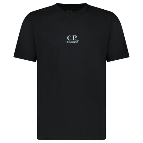 CP Company British Sailor Logo 30/1 T-Shirt in Black - Boinclo - Outlet Sale Under Retail