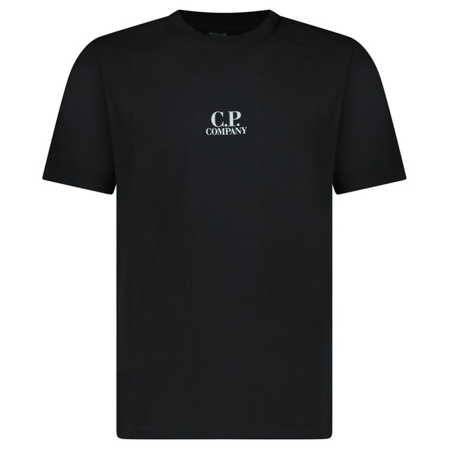 CP Company British Sailor Logo 30/1 T-Shirt in Black - Boinclo - Outlet Sale Under Retail