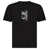 CP Company British Sailor Logo Print T-Shirt in Black - Boinclo - Outlet Sale Under Retail