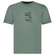 CP Company British Sailor Logo Print T-Shirt in Green - Boinclo - Outlet Sale Under Retail