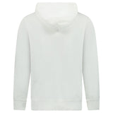 CP Company Brushed Emerised Diagonal Fleece Hoodie in White - Boinclo - Outlet Sale Under Retail