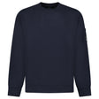 CP Company Brushed Emerized Arm Lens Diagonal Sweatshirt Navy - Boinclo - Outlet Sale Under Retail