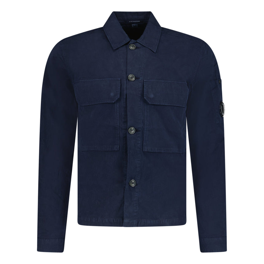 CP Company Button Up Lens Overshirt Navy - Boinclo ltd - Outlet Sale Under Retail