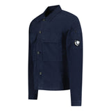 CP Company Button Up Lens Overshirt Navy - Boinclo ltd - Outlet Sale Under Retail