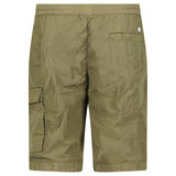 CP Company Chrome-R Cargo Shorts in Military Green - Boinclo - Outlet Sale Under Retail