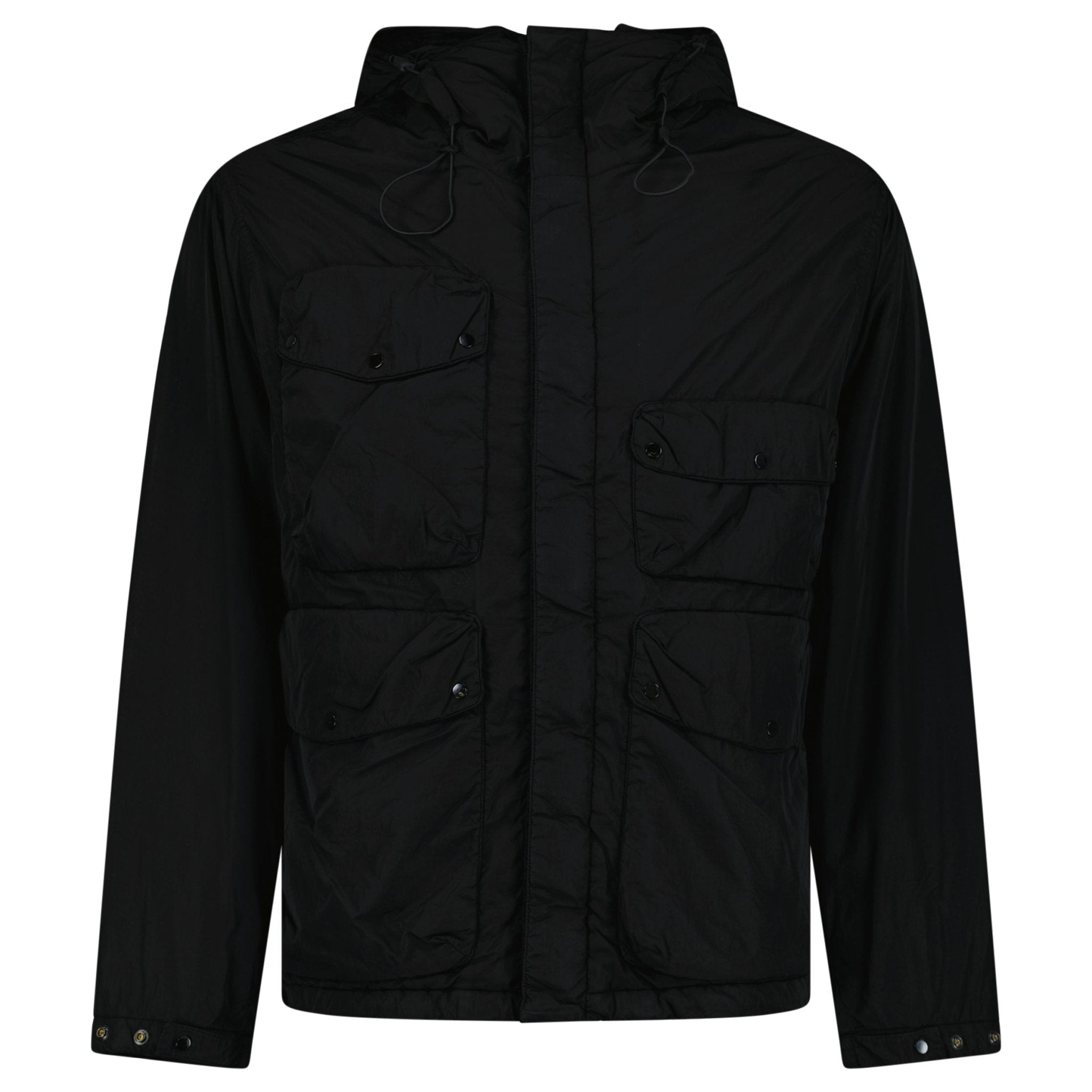CP Company Chrome-R Padded Goggle Jacket in Black - Outlet Sale