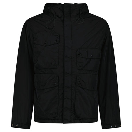 CP Company Chrome - R Padded Goggle Jacket in Black - Boinclo - Outlet Sale Under Retail