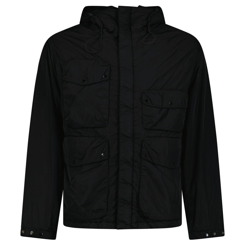 CP Company Chrome - R Padded Goggle Jacket in Black - Boinclo - Outlet Sale Under Retail