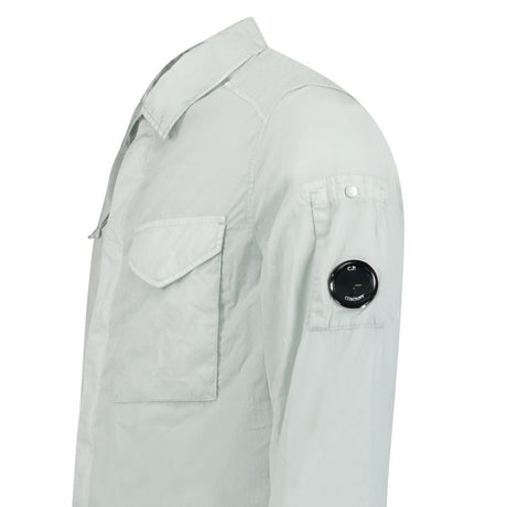 CP Company Chrome - R Pocket Overshirt Blue Fox - Boinclo - Outlet Sale Under Retail