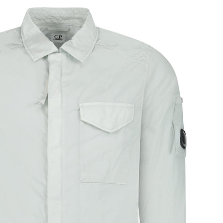CP Company Chrome - R Pocket Overshirt Blue Fox - Boinclo - Outlet Sale Under Retail