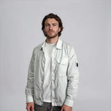 CP Company Chrome - R Pocket Overshirt Blue Fox - Boinclo - Outlet Sale Under Retail