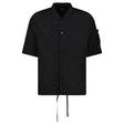 CP Company Chrome-R Short Sleeve Lens Overshirt in Black - Boinclo - Outlet Sale Under Retail