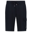 CP Company Cotton Diagonal Fleece Cargo Sweat Shorts in Navy Blue - Boinclo - Outlet Sale Under Retail