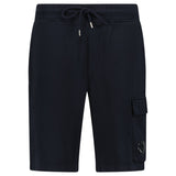 CP Company Cotton Diagonal Fleece Cargo Sweat Shorts in Navy Blue - Boinclo - Outlet Sale Under Retail