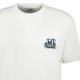 CP Company 24/1 Jersey Artisanal British Sailor T-Shirt in White - Boinclo - Outlet Sale Under Retail