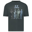 CP Company 30/1 Logo T-Shirt Dark Shadow - Boinclo - Outlet Sale Under Retail