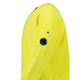 CP Company Brushed and Emerized Diagonal Fleece Crewneck Sweatshirt in Green Sheen - Boinclo - Outlet Sale Under Retail