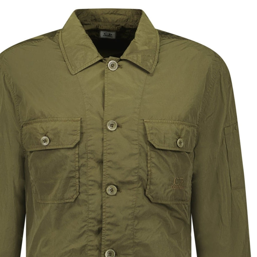 C.P. Company Chrome - R Button - Up Jacket Khaki - Boinclo - Outlet Sale Under Retail