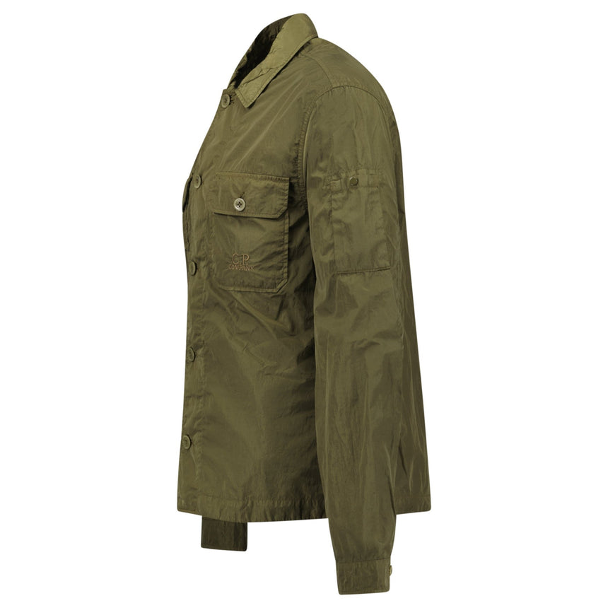 C.P. Company Chrome - R Button - Up Jacket Khaki - Boinclo - Outlet Sale Under Retail