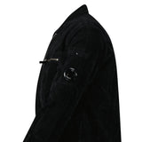 C.P. Company Corduroy Lens Zipped Overshirt in Black - Boinclo - Outlet Sale Under Retail