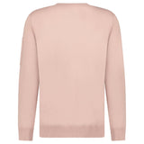 CP Company Cotton Crepe Crewneck Lens Knit in Misty Rose - Boinclo - Outlet Sale Under Retail