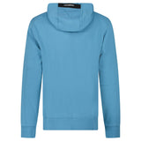 CP Company Diagonal Raised Fleece Hooded Lens Sweatshirt in Aegean Blue - Boinclo - Outlet Sale Under Retail