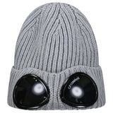 C.P. Company Extrafine Merino Wool Goggle Beanie in Grey - Boinclo - Outlet Sale Under Retail