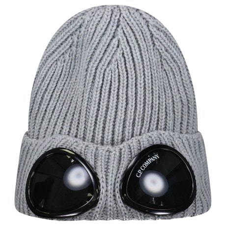 C.P. Company Extrafine Merino Wool Goggle Beanie in Grey - Boinclo - Outlet Sale Under Retail