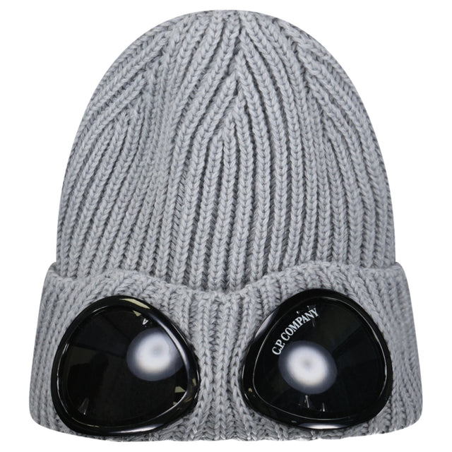C.P. Company Extrafine Merino Wool Goggle Beanie in Grey - Boinclo - Outlet Sale Under Retail
