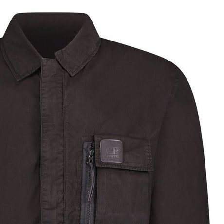 CP Company Gabardine Chrome Overshirt Jacket Black - Boinclo - Outlet Sale Under Retail