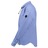 CP Company 'Gabardine' Overshirt in Blue - Boinclo - Outlet Sale Under Retail