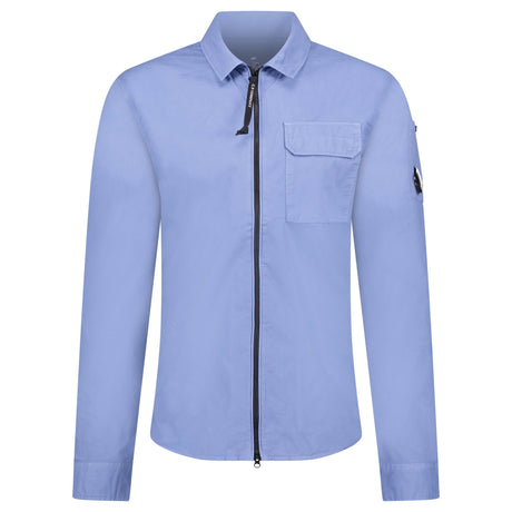 CP Company 'Gabardine' Overshirt in Blue - Boinclo - Outlet Sale Under Retail
