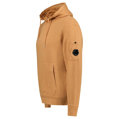 CP Company Lens Diagonal Raised Hooded Fleece Apricot - Boinclo - Outlet Sale Under Retail