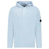 CP Company Lens Diagonal Raised Hooded Fleece Cerulean - Boinclo - Outlet Sale Under Retail