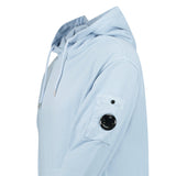 CP Company Lens Diagonal Raised Hooded Fleece Cerulean - Boinclo - Outlet Sale Under Retail