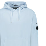 CP Company Lens Diagonal Raised Hooded Fleece Cerulean - Boinclo - Outlet Sale Under Retail
