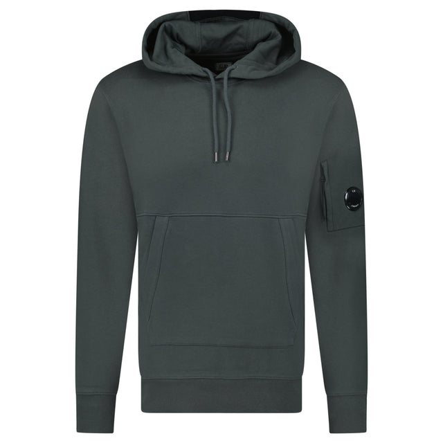 CP Company CP Company Lens Diagonal Raised Hooded Fleece Dark