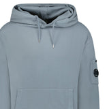 CP Company Lens Diagonal Raised Hooded Fleece Stormy Weather - Boinclo - Outlet Sale Under Retail